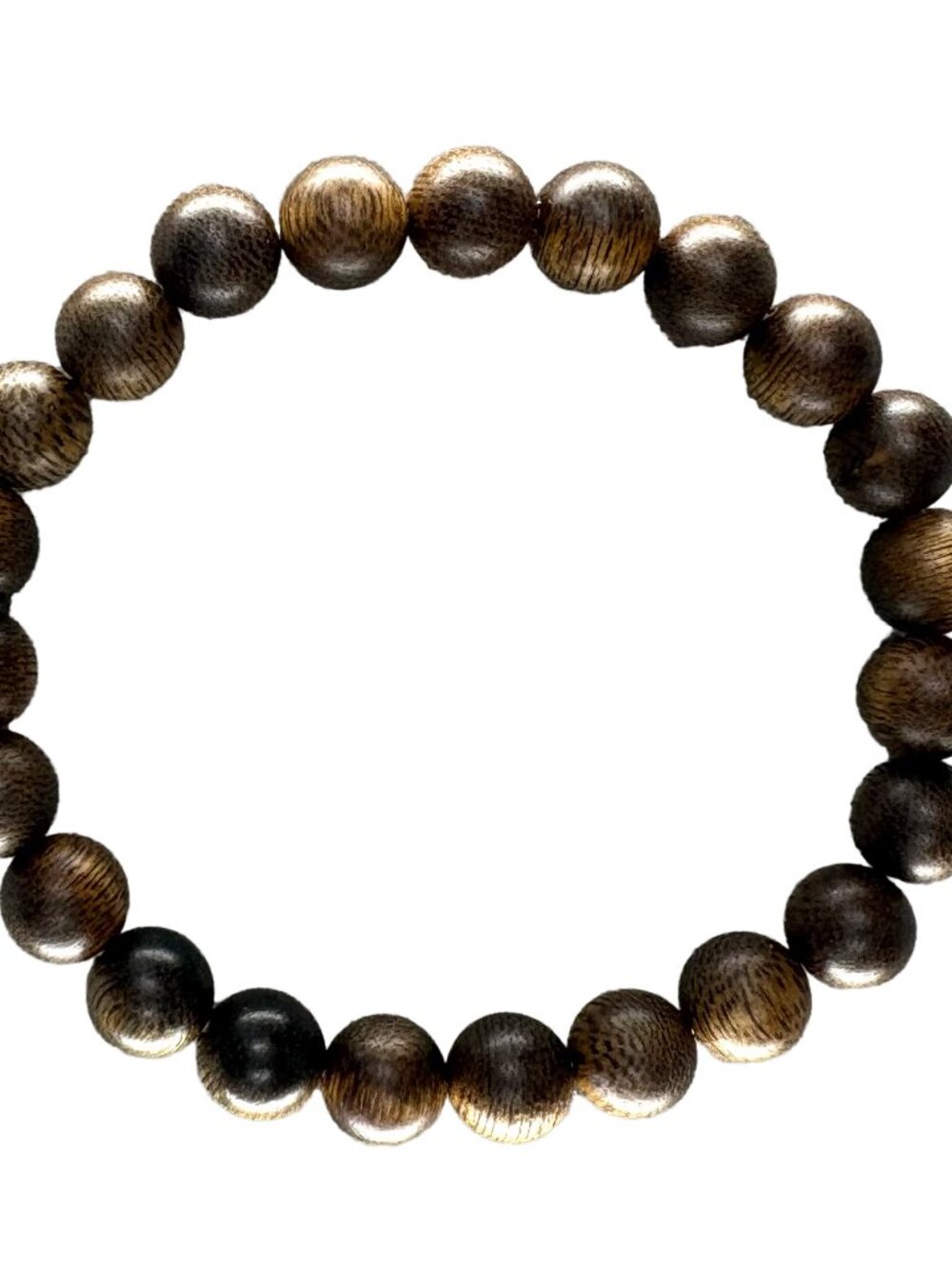 8mmx23 Daragan Agarwood/ChenXiang Bead Bracelet Sinking-Grade Strong Aroma 8.08g